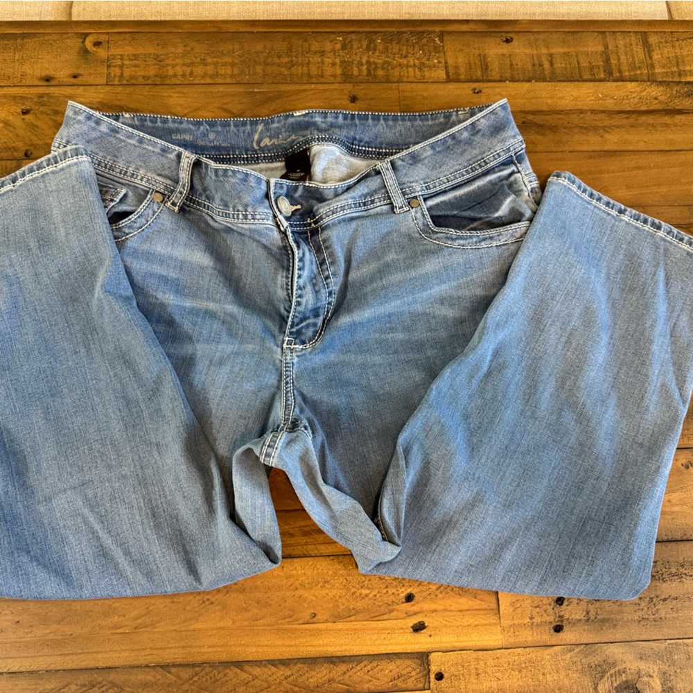 Lane Bryant Light Blue Denim Capris